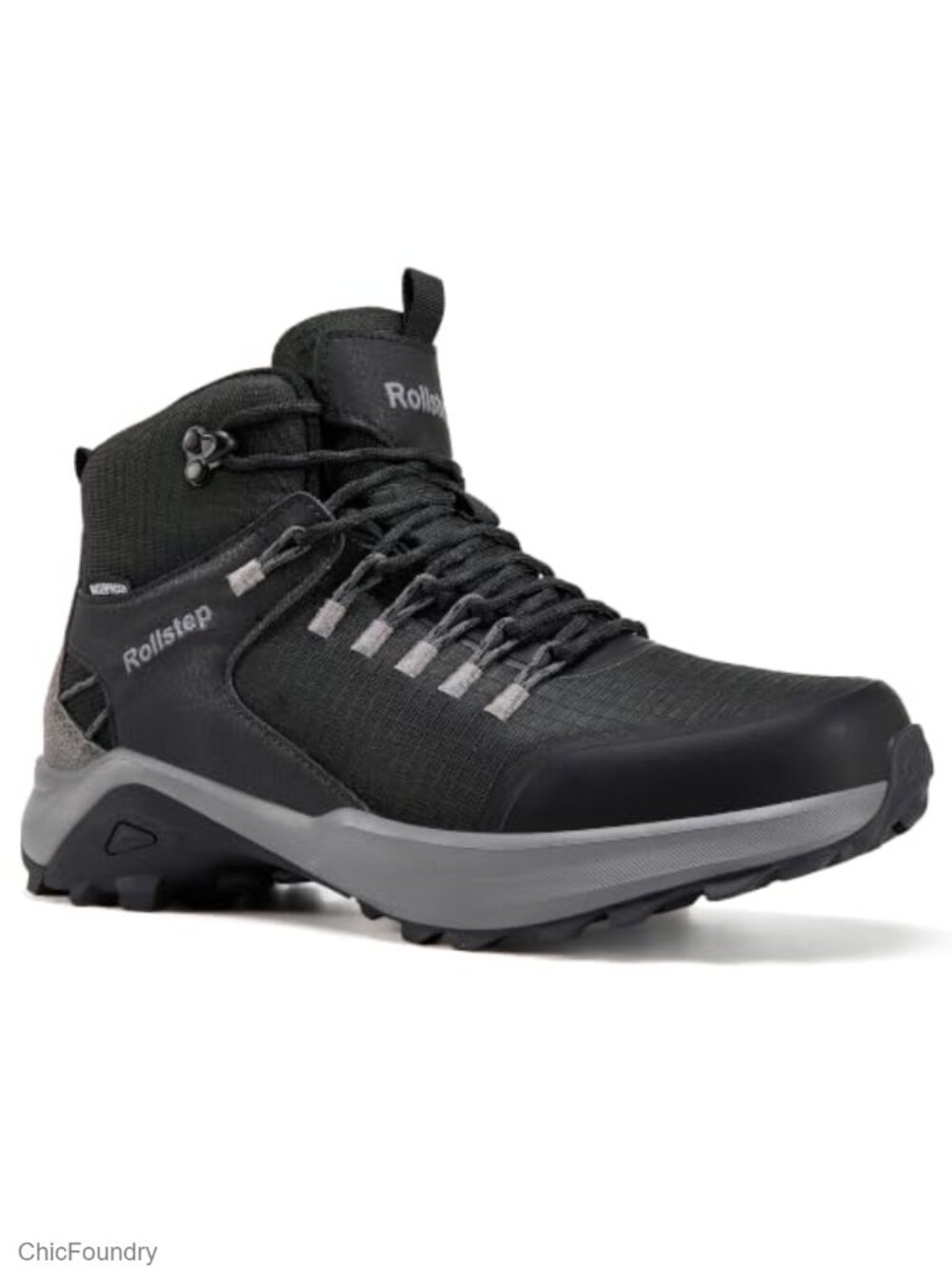 Men's Waterproof Hiking Boots Lightweight All-Terrain Trekking Lace-Up